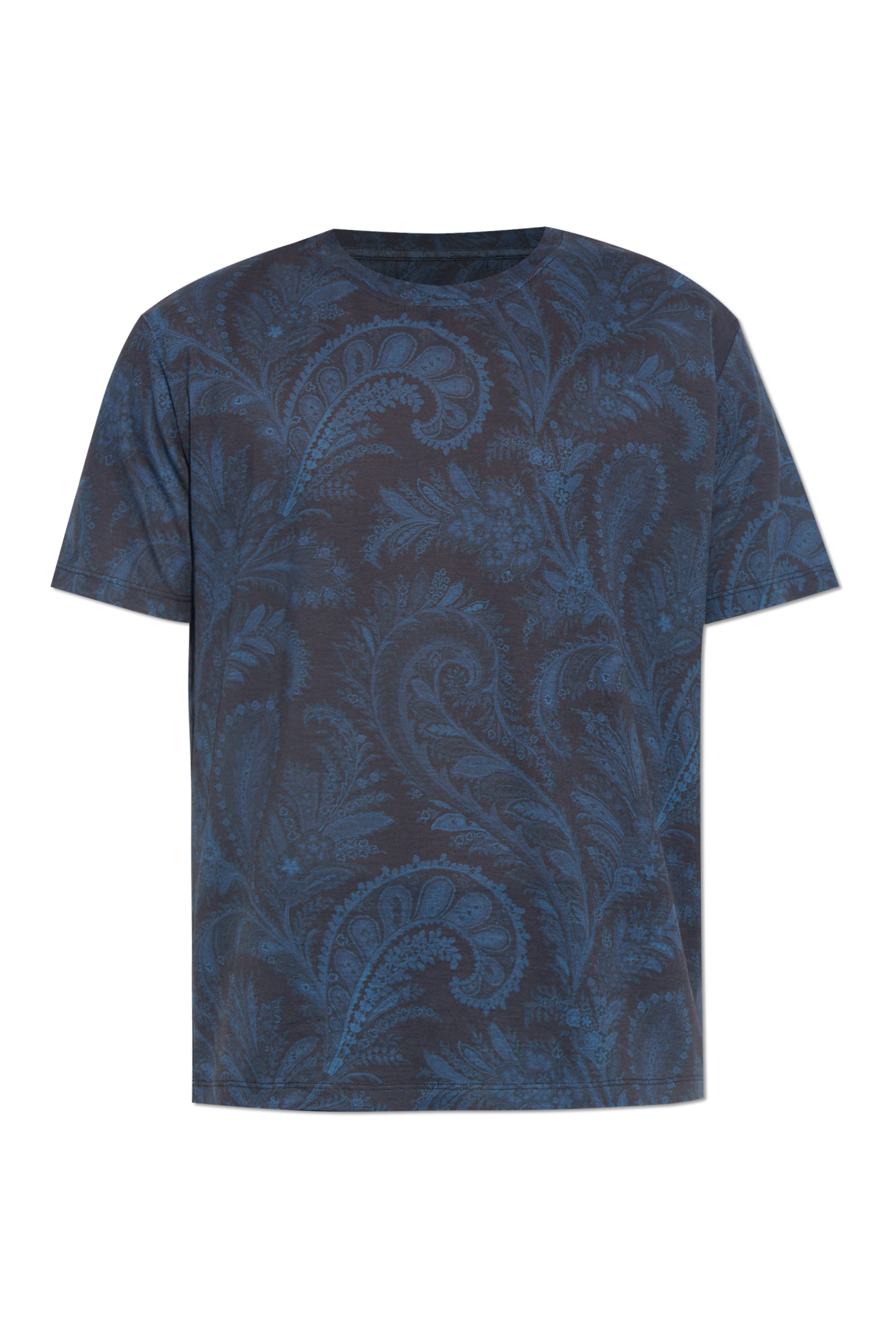 ETRO フロラルヘイスリクルネックTシャツ MRMA0002AJ225 X0883 COTTON T-SHIRT WITH PRINT | T-shirt and Sweatshirts | ETRO